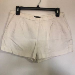 J. Crew White Cotton Shorts